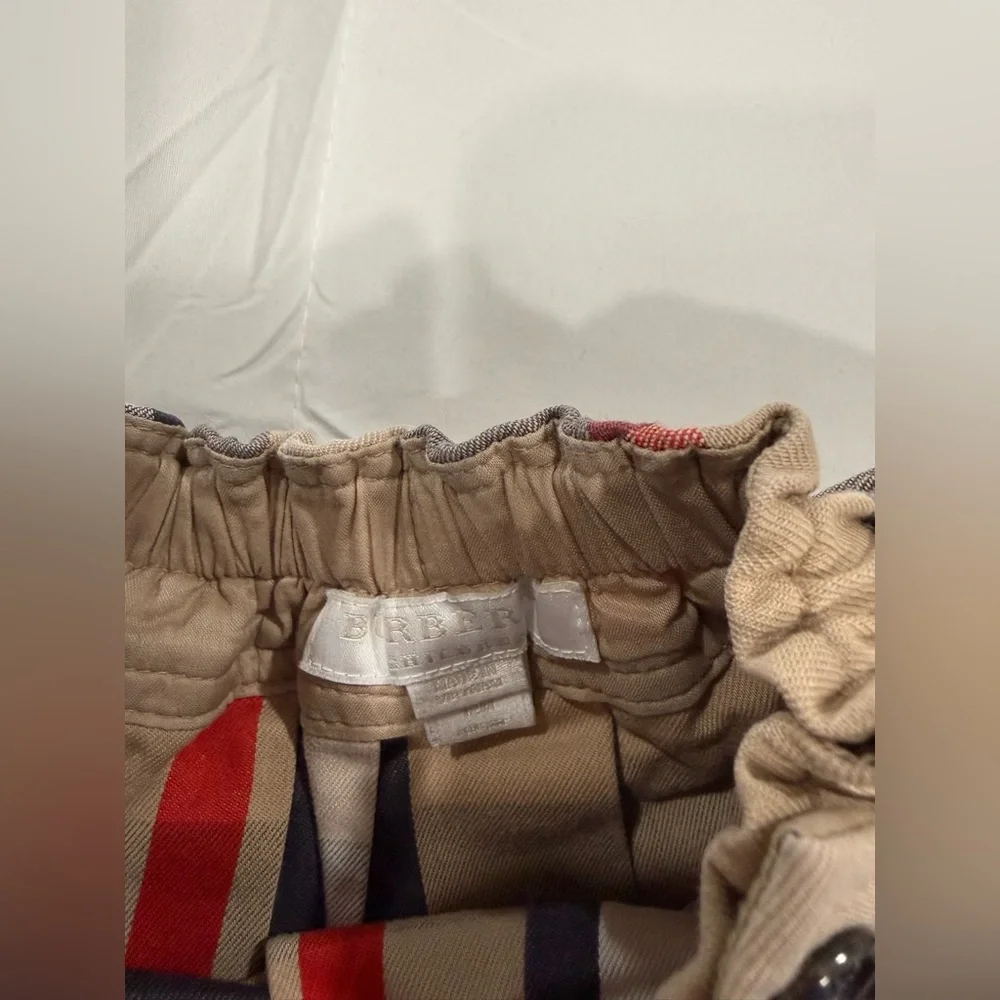 Burberry Beige and Red Checkered Mini Skirt - Picture 2 of 4